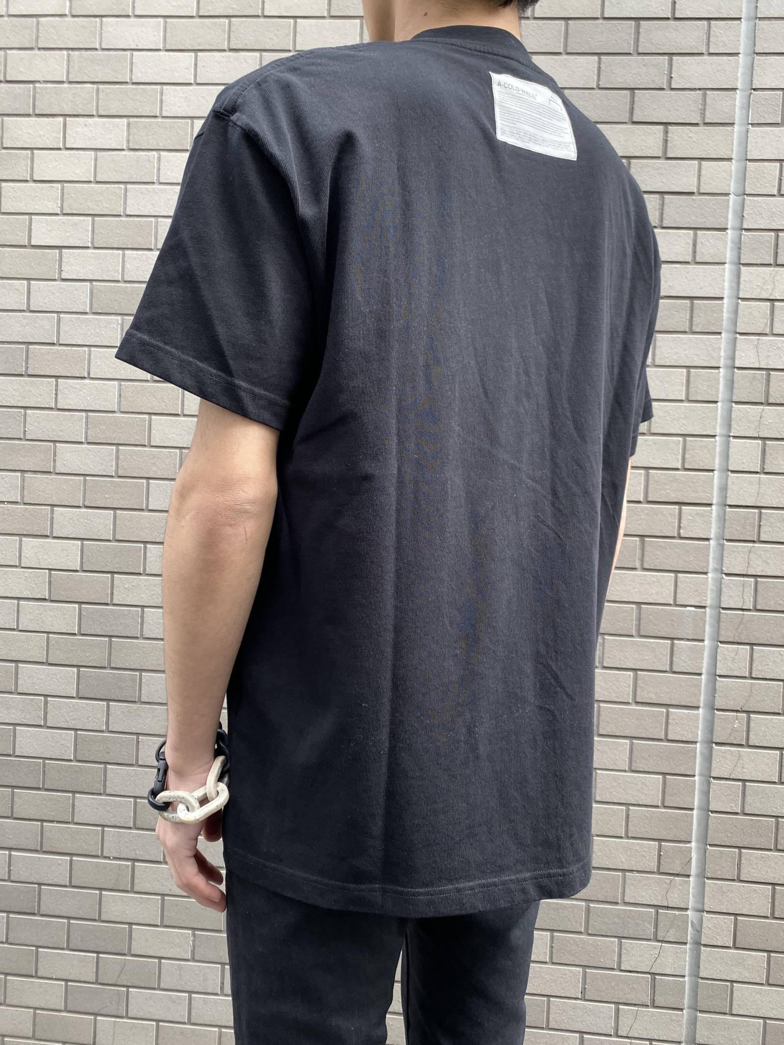 A-COLD-WALL* - ロゴプリントカットソー LOGO T SHIRT - BLACK A-COLD-WALL* - ロゴプリントカットソー LOGO T SHIRT - BLACK