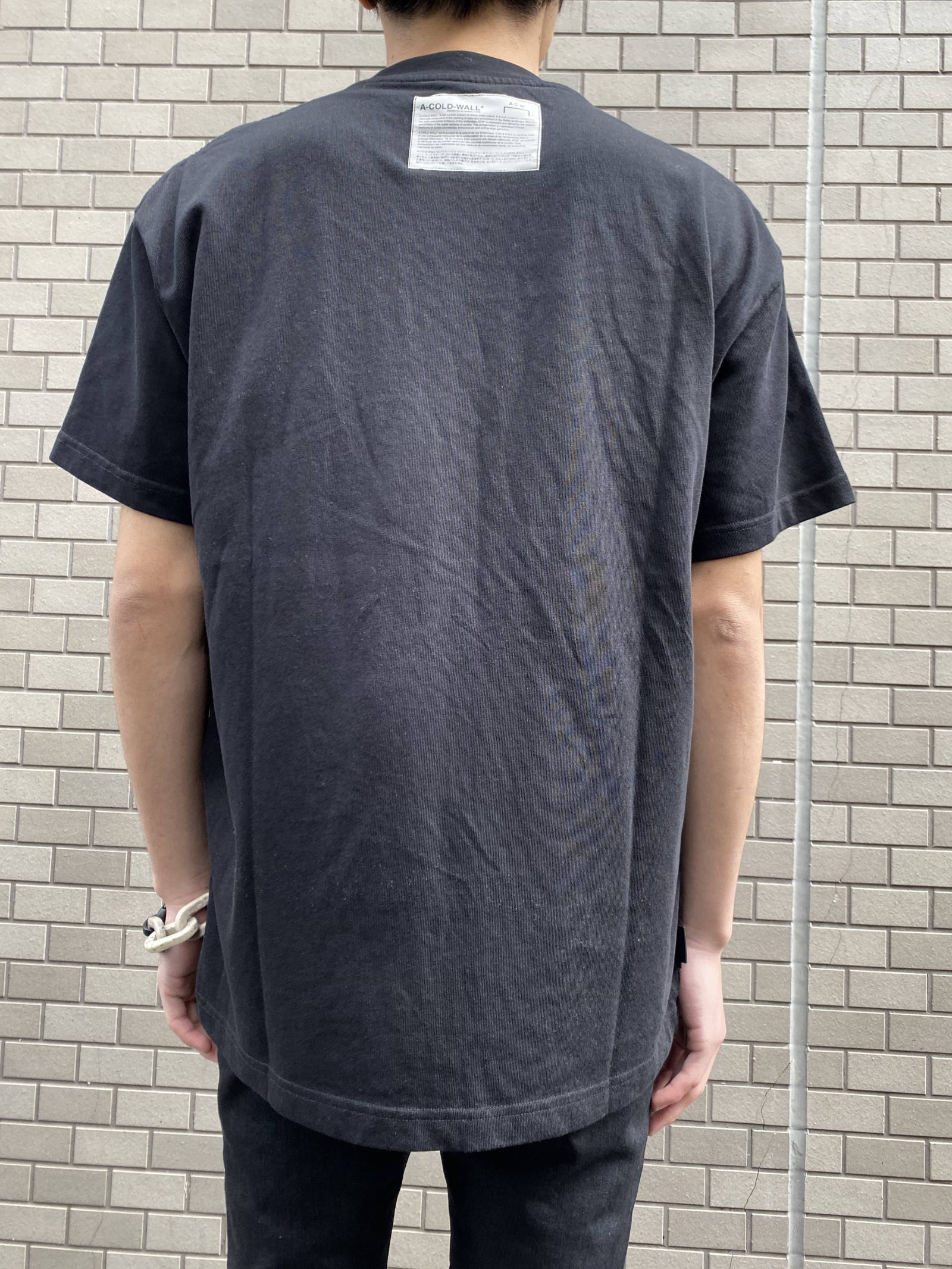 A-COLD-WALL* - ロゴプリントカットソー LOGO T SHIRT - BLACK